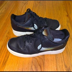 Nike women’s Air Force 1 iridescent size 10